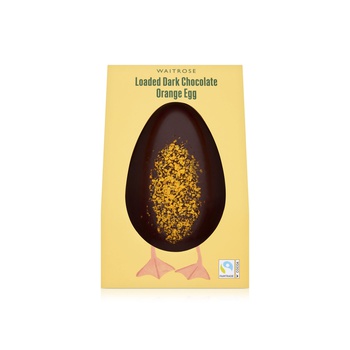 Waitrose Loaded Dark Chocolate Orange Egg 195g