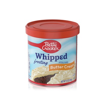 Betty Crocker whipped butter cream frosting 340g