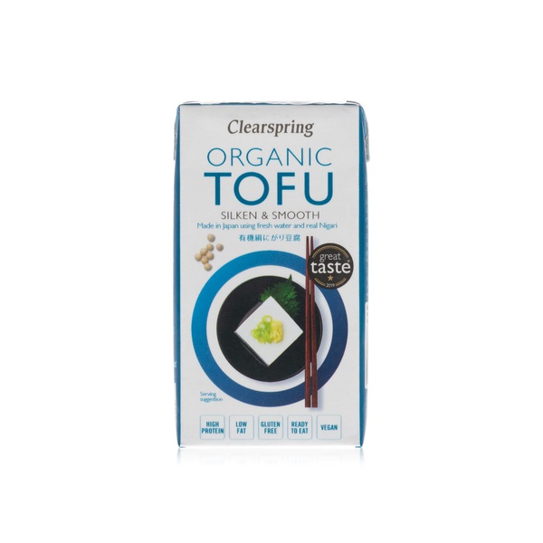 Buy Clearspring organic silken and smooth tofu 290g in UAE