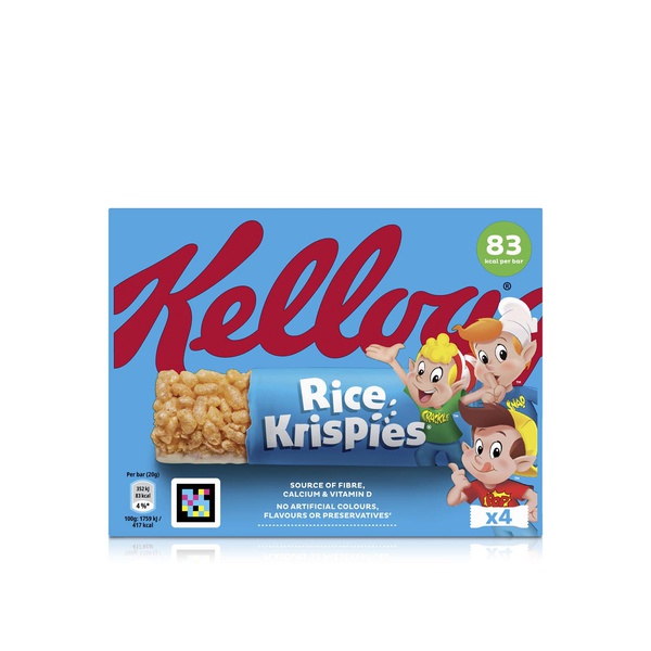 Kellogg's Rice Krispies Breakfast Cereal Bars 20g x 4