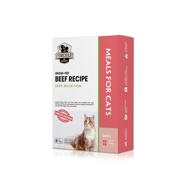 Furchild Grass-Fed Beef Raw Cat Food 113.5g x 4