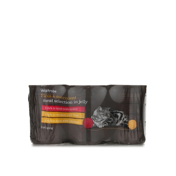 Waitrose Cat Meat Selection in Jelly 6 x 400g