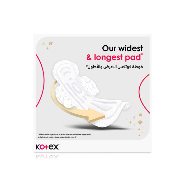 Kotex Overnight Maxi Protect Pads with Wings 16s