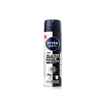 Nivea for Men Black & White Deodorant Spray 150ml