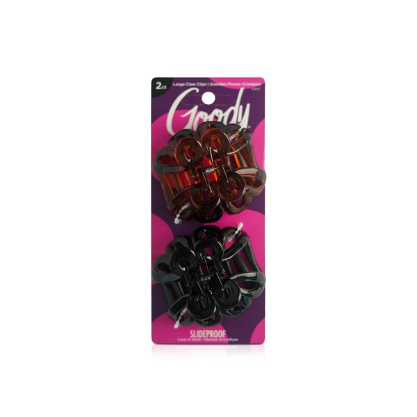 Buy Goody hair claw clips large 2 pack in UAE