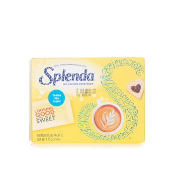Splenda No Calorie Sweetener Sachet 50s