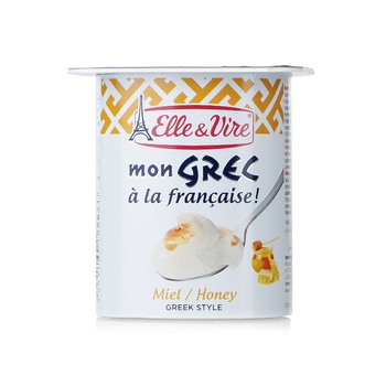 Elle and Vire Greek Yoghurt with Honey 125g