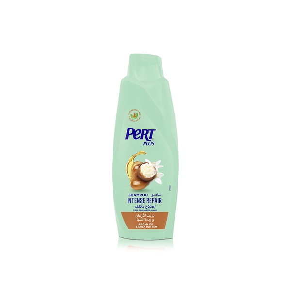 Pert Plus Intense Repair Shampoo for Damaged Hair with Argan Oil & Shea Butter 600ml