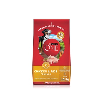 Purina One Chicken and Rice Formula Dry Dog Food 3.6kg
