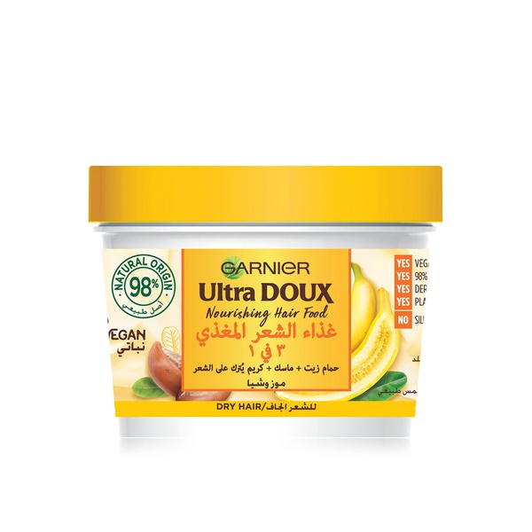 اشتري Garnier Ultra Doux nourishing hair food banana 390ml في الامارات