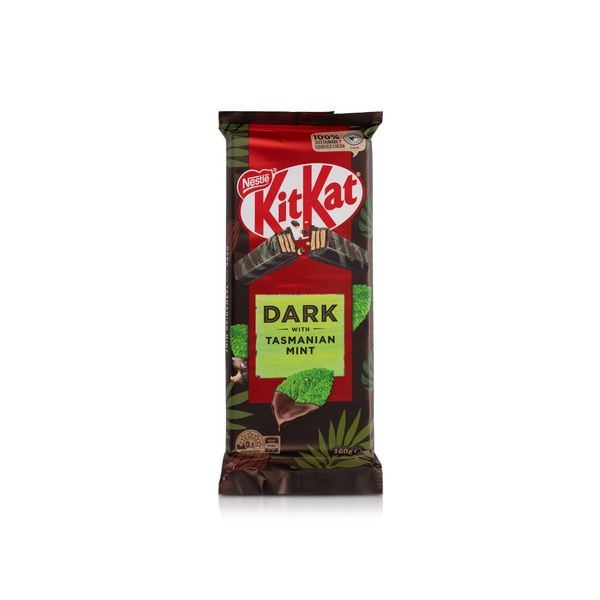 Kitkat Tasmanian dark mint chocolate block 160g Spinneys UAE
