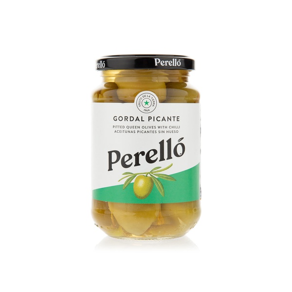 Perello Gordo Picante Pitted Olives with Chilli 150g