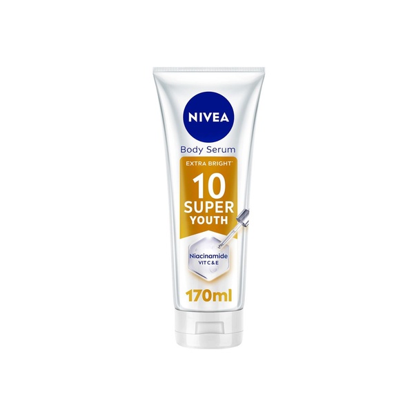 NIVEA Super 10 Youth Body Serum with Niacinamide, Vitamin C & E 170ml