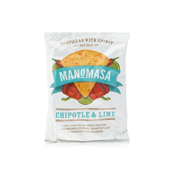 Manomasa Chipotle Lime Tortilla Chips 140g