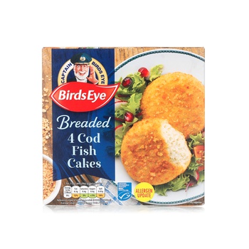 Birds Eye Frozen Cod Fish Cakes X 4