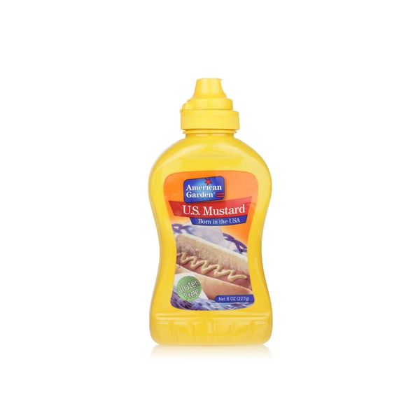 Buy American Garden gluten free yellow mustard 236.5ml in UAE