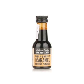 Waitrose Cooks' Homebaking Salted Caramel Flavouring 38ml