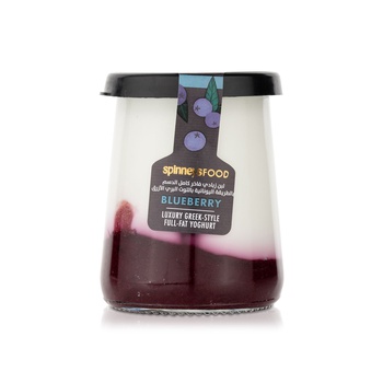 Spinneysfood Luxury Greek Style Full Fat Yoghurt with Blueberry 125g