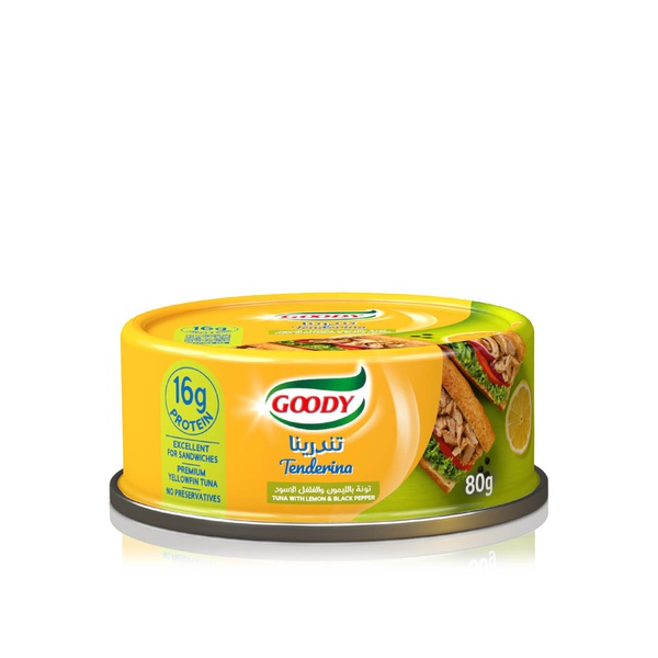 Goody Tenderina Tuna with Lemon & Black Pepper 80g