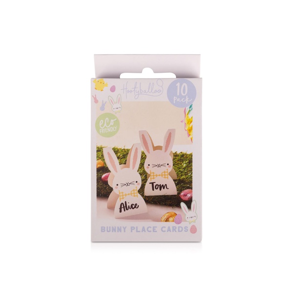 Hootyballoo Easter Bunny Place Cards 10 Pack