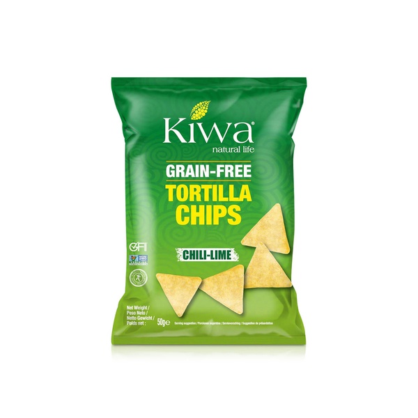 Kiwa Chili Lime Cassava Tortilla Chips 50g