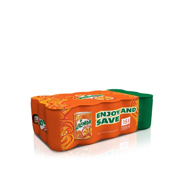 Buy Mirinda orange 155ml x15 in UAE