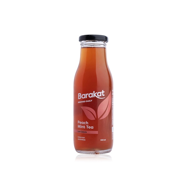 Buy Barakat peach mint iced tea 300ml in UAE