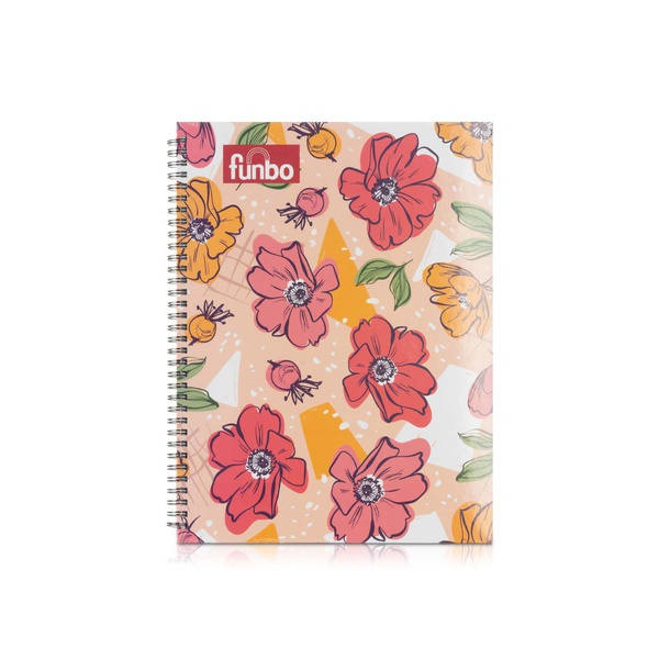 Fundo Notebook 1 A4 Petals 80 Sheets