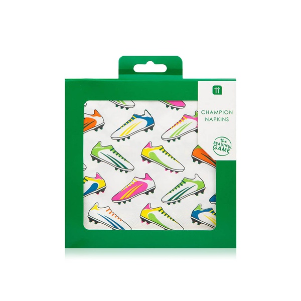 Talking Tables Recyclable Football Napkins 20 Pack