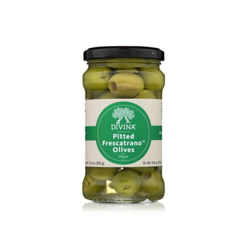 Divina Pitted Frescatrano Olives 300g
