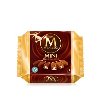 Magnum Classic & Almond Mini Ice Cream X 6 345Ml