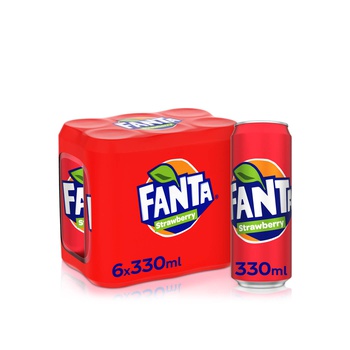 Fanta Strawberry Can 330ml x 6