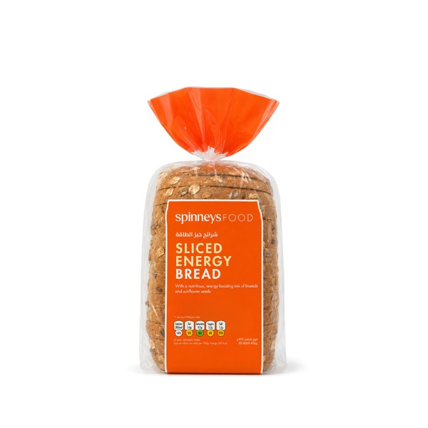 Spinneysfood Sliced Energy Bread 400g
