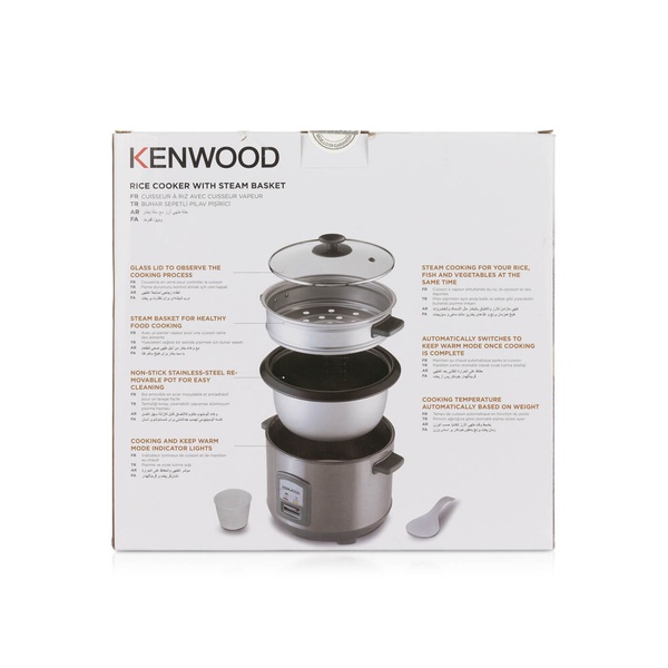 Kenwood 2-in-1 Rice Cooker with Steam Basket 2.8 Litre