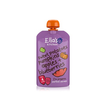Ella's Kitchen Organic Apple Sweet Potato Pumpkin and Bkueberries 120g