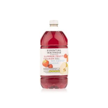 Waitrose Essential No Added Sugar Summer Fruits Squash 1.5 litre