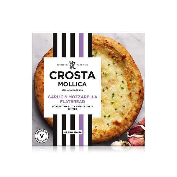 Crosta & Mollica Garlic & Mozzarella Flatbread 229g