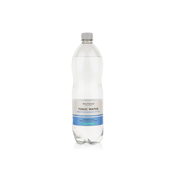 Waitrose Mediterranean Tonic Water Sugar Free 1L