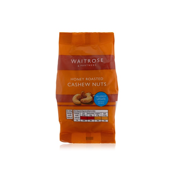 Waitrose Honey Roasted Cashews 100g
