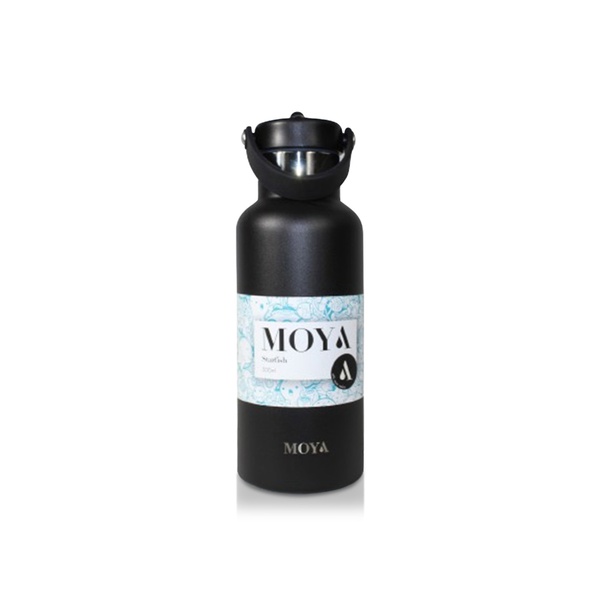 Moya Starfish Insulated and Sustainable Water Bottle Black 500ml