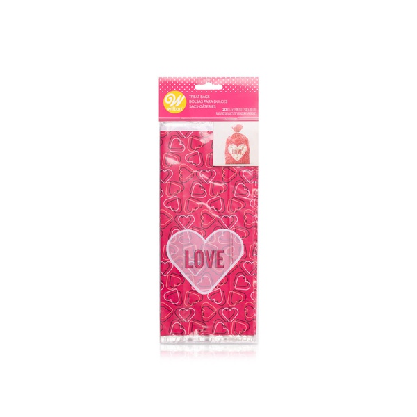 Wilton Valentine's Day Love Hearts Treat Bags 20 Pack