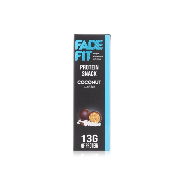 Buy Fade Fit coconut protein snack 60g in UAE