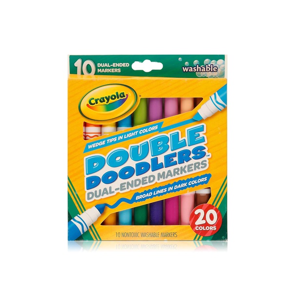 Crayola Dual-Ended Washable Double Doodler Markers x 10