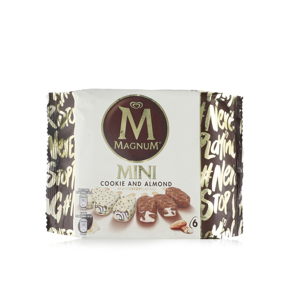 Magnum cookie & almond mini ice cream x6 345ml