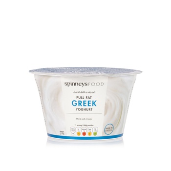 SpinneysFOOD Full Fat Greek Yoghurt 150g