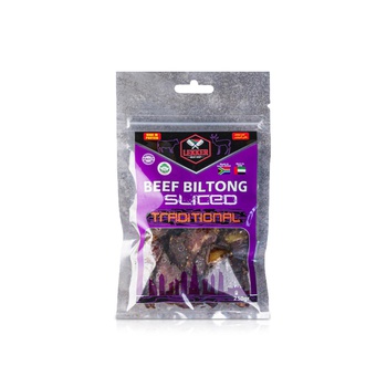 Lekker Beef Biltong Sliced Traditional 250g