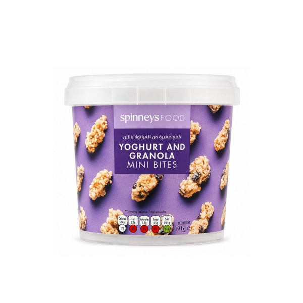 Spinneysfood Yoghurt and Granola Mini Bites 191g