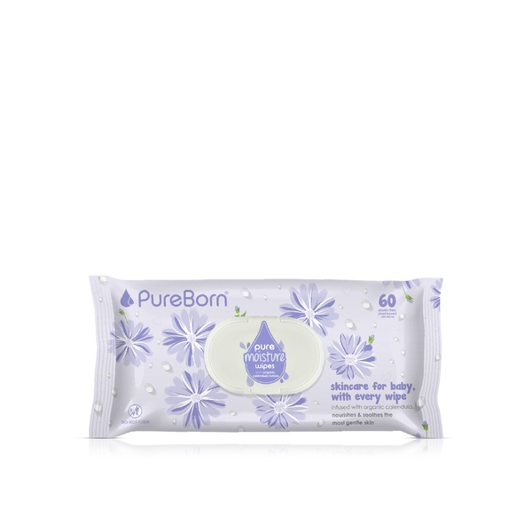 PureBorn Pure Moisture Calendula Wipes x 60