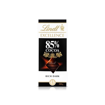 Lindt Excellence 85% Cocoa Rich Dark Chocolate 100g