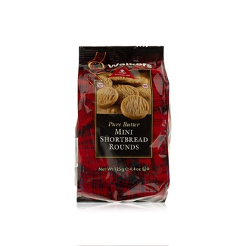 Walkers Mini Shortbread Rounds Bag 125g